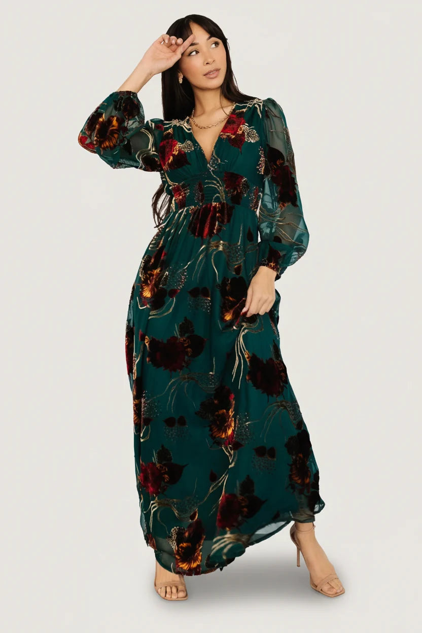 Mikla Maxi Dress | Jade Multi
