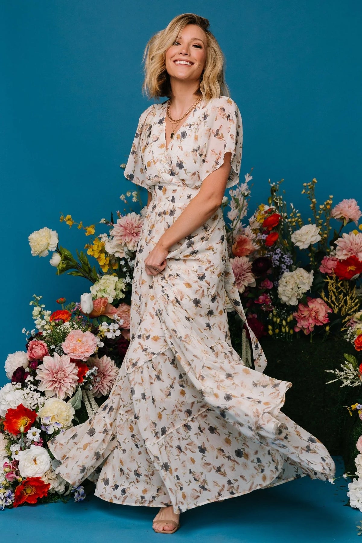 Katherine Maxi Dress | Multi Floral