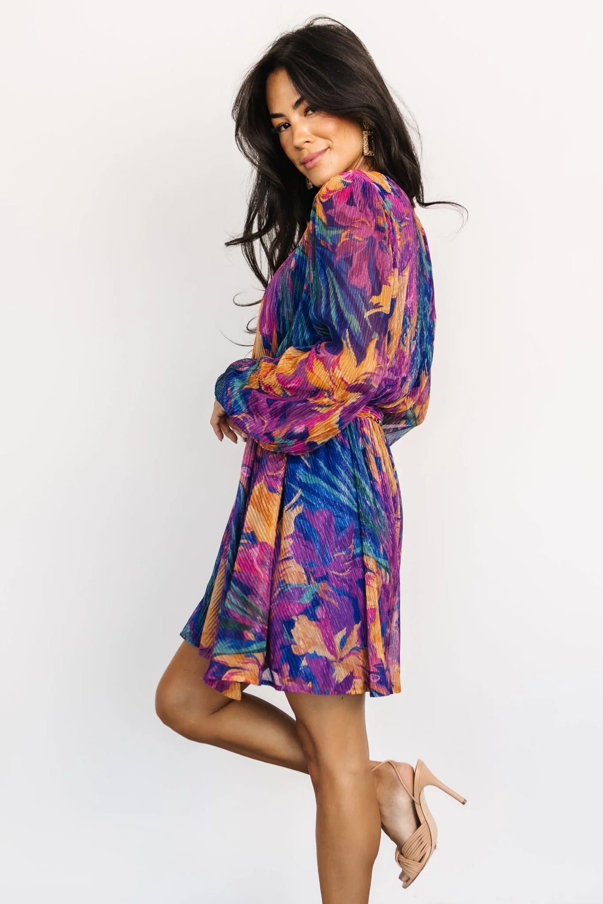 Rev Mini Dress | Blue Multi