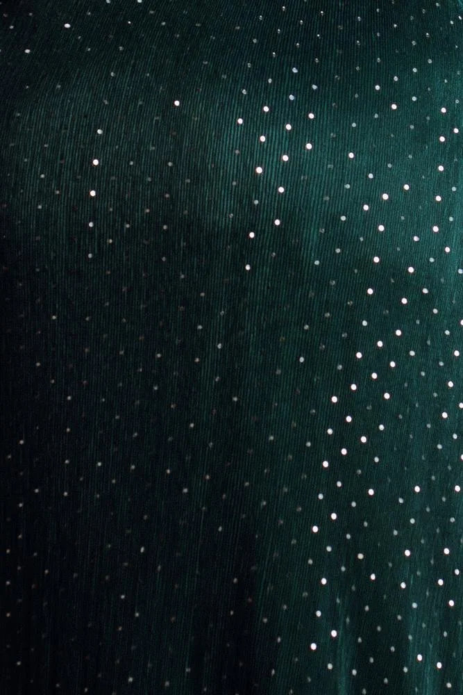 Fabric Swatch - Grace Sparkle | Emerald
