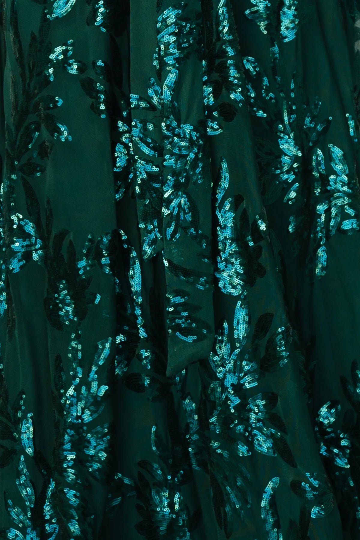 Fabric Swatch - Muse Sequin | Emerald