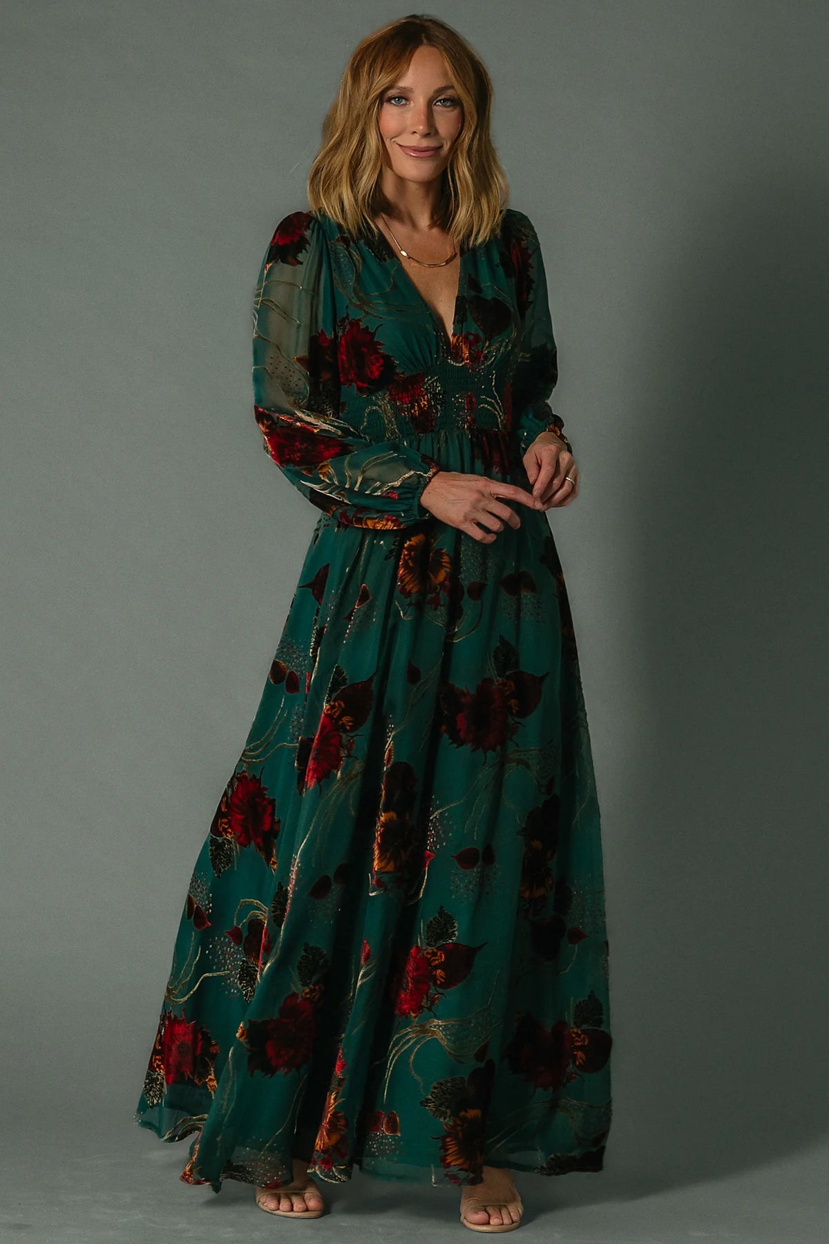 Mikla Maxi Dress | Jade Multi