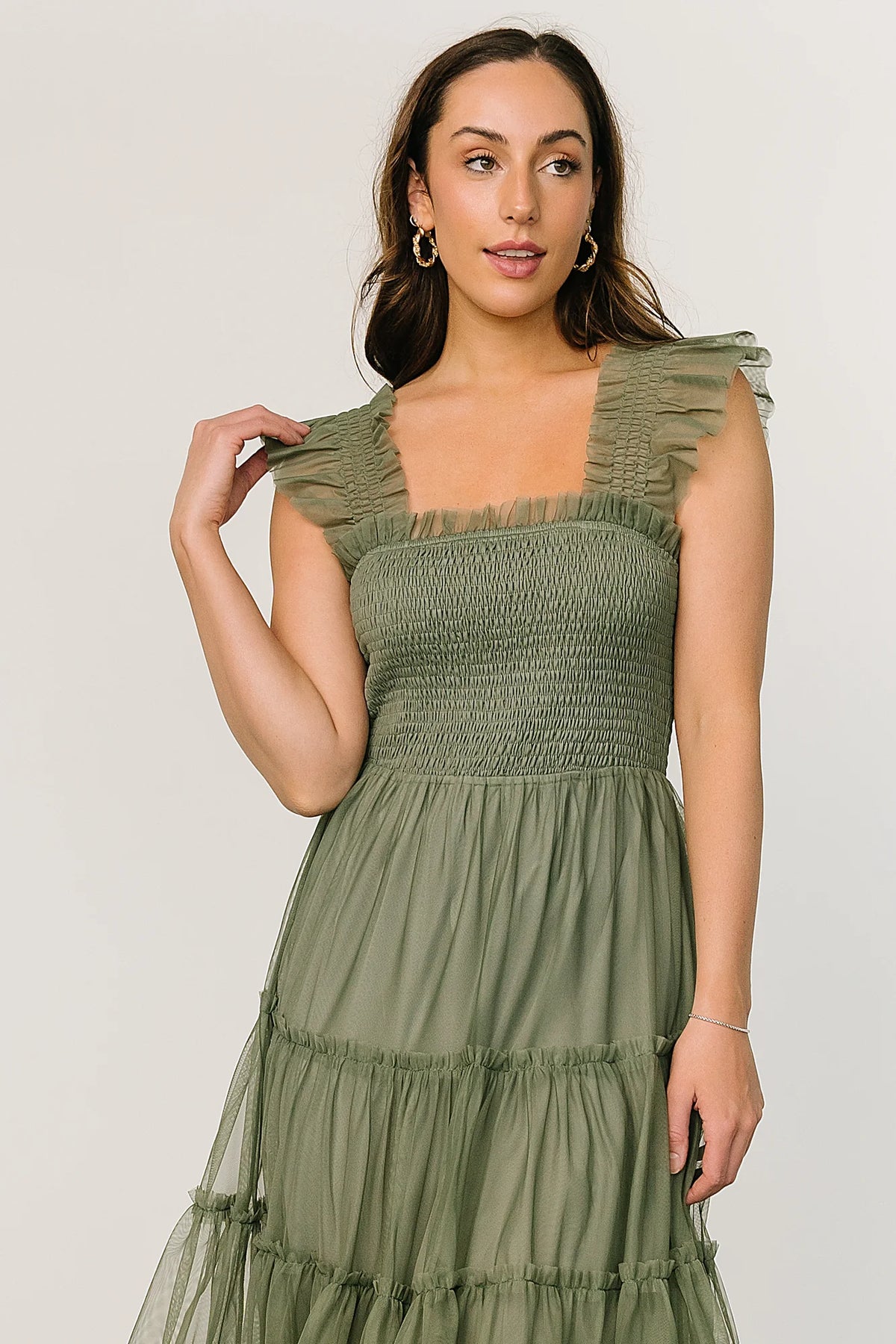 Fabric Swatch - Emma Tulle | Sage
