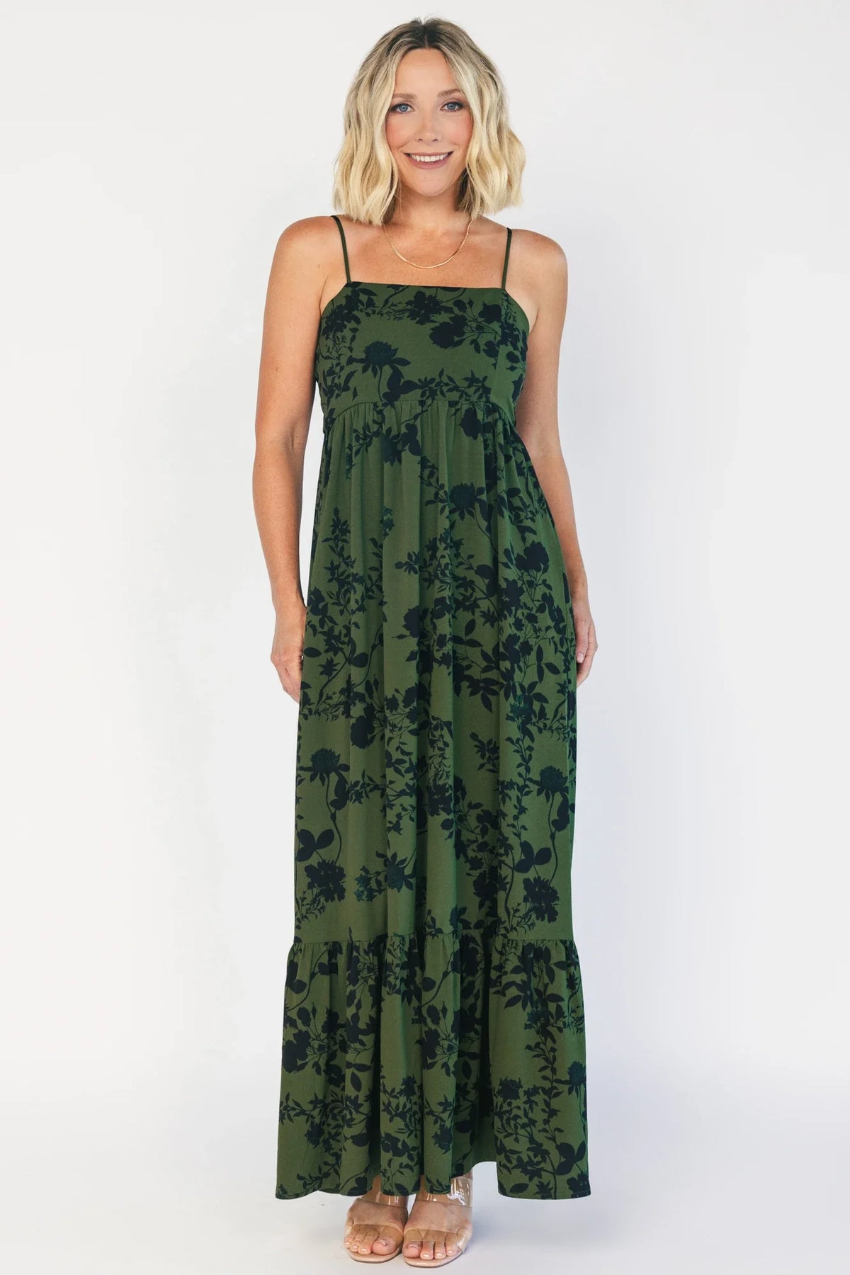Rowan Tank Maxi Dress | Deep Olive