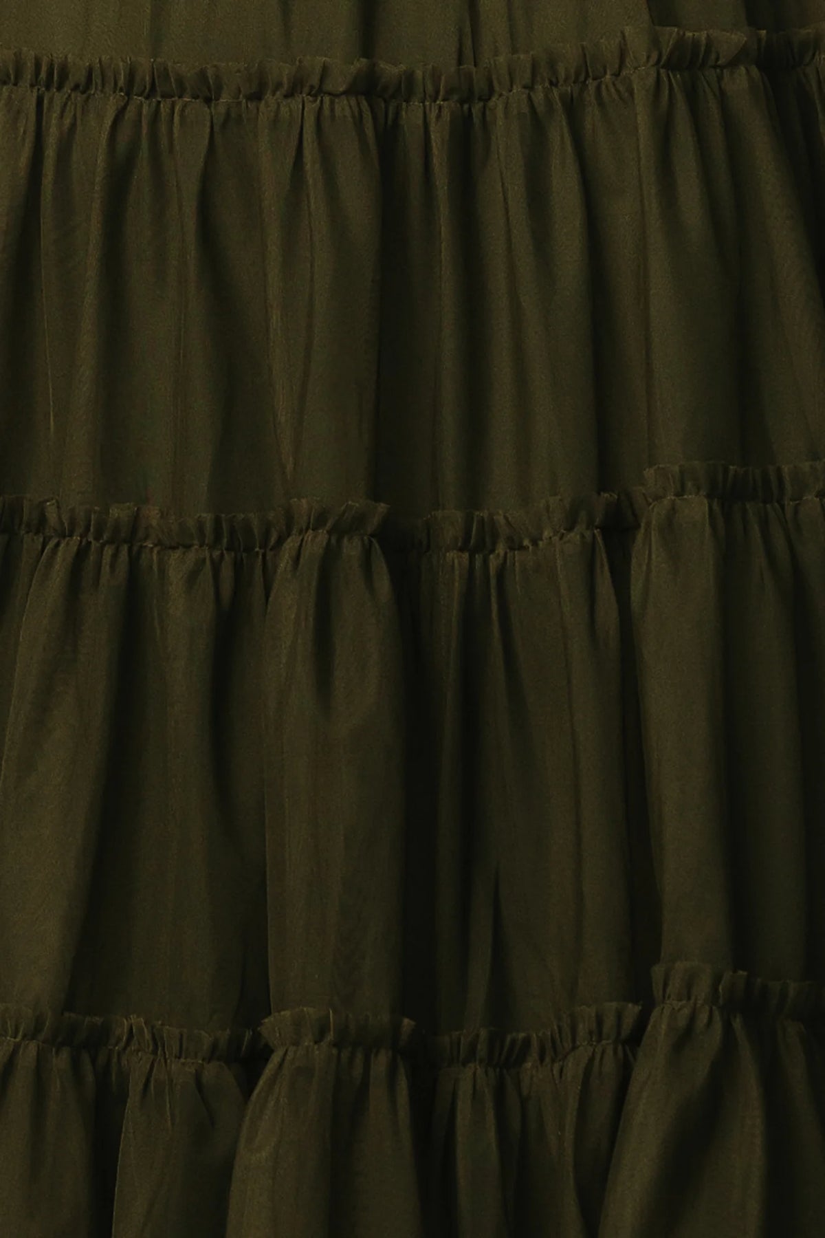Fabric Swatch - Emma Tulle | Dark Olive