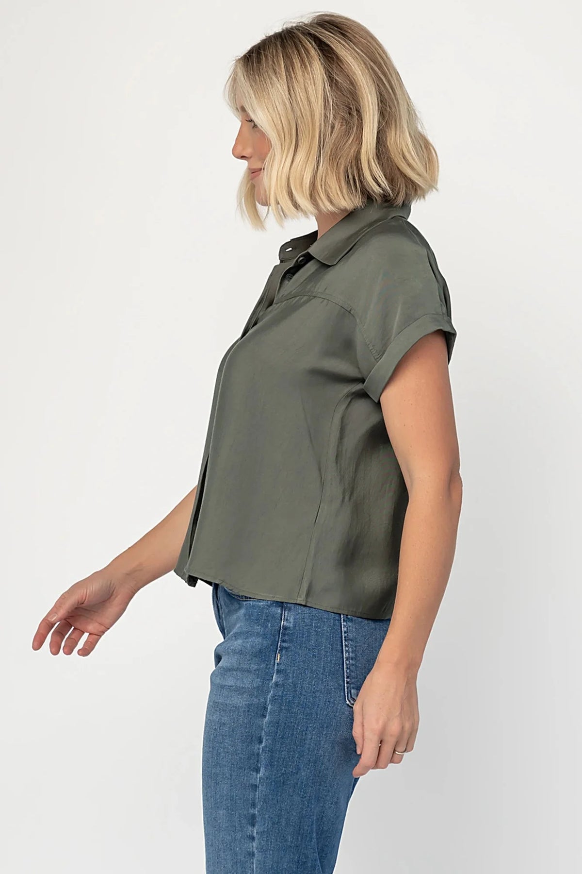 Miriam Top | Dark Sage