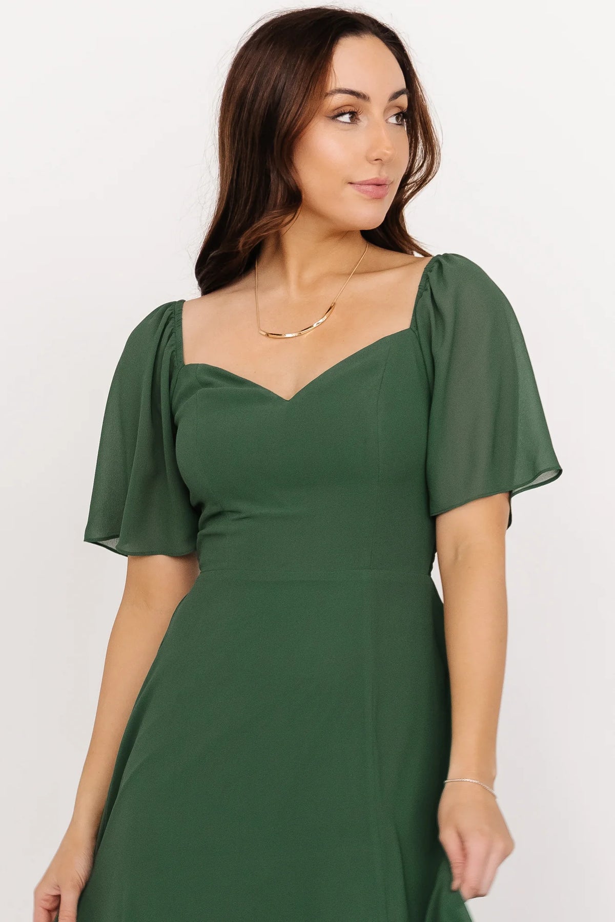 Fabric Swatch - Sierra Chiffon | Evergreen