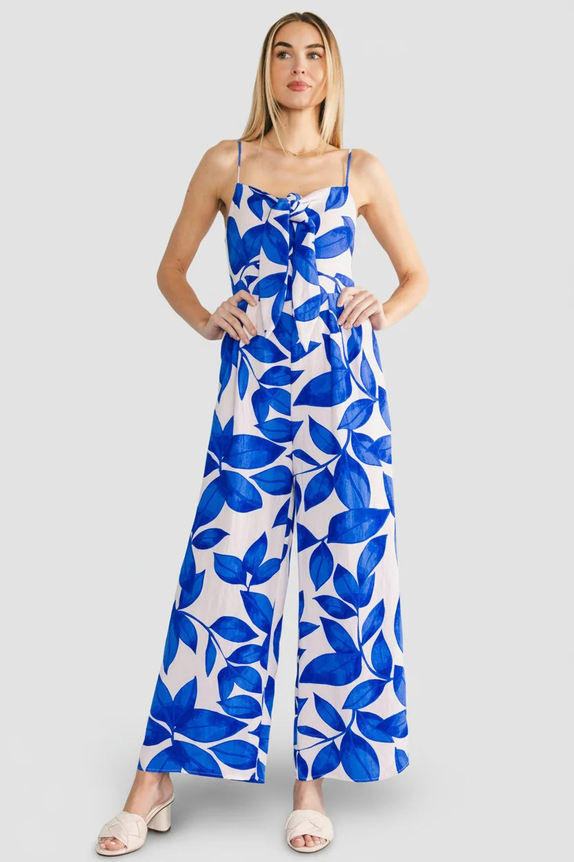 Noémie Jumpsuit | Cobalt Print