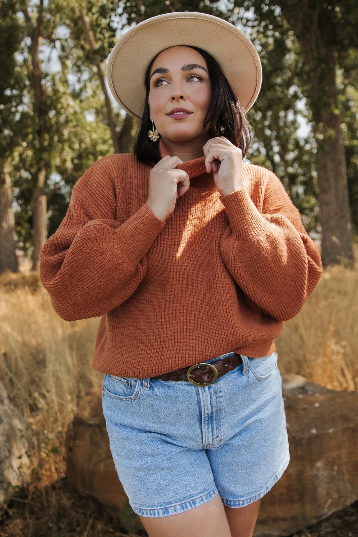 Malcolm Turtleneck Sweater | Spice