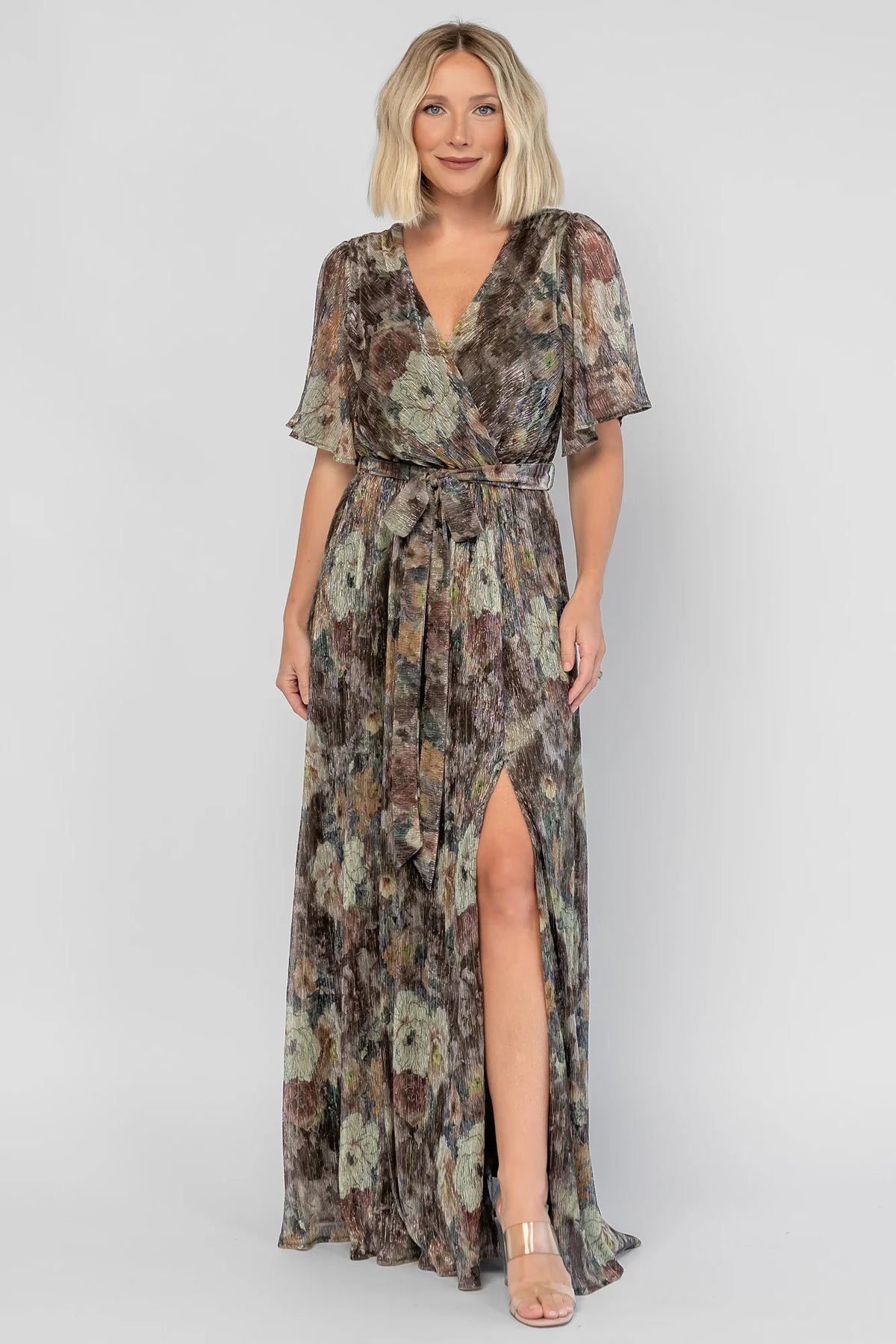 Rachel Maxi Dress | Green Multi